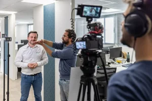 Tournage d'une vidéo pour entreprise