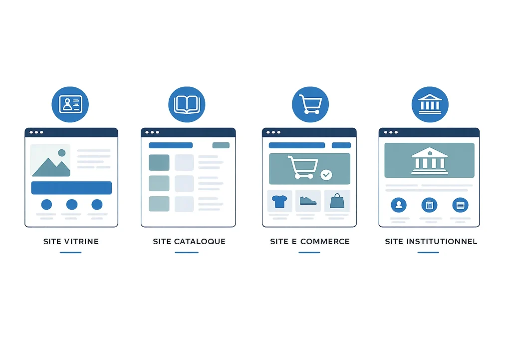 Comment choisir entre un site vitrine, un site catalogue, un site e-commerce ou un site institutionnel ?